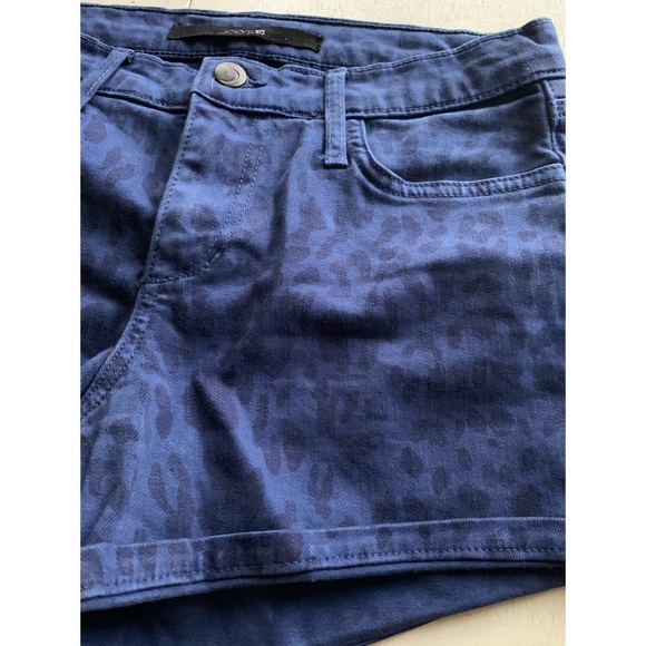 Joes Wild Jeans leopard print blue denim shorts - Picture 4 of 11